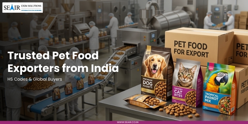 Pet Foods Exports from India
